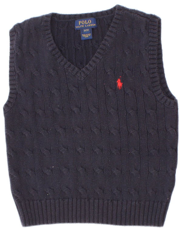 Polo Ralph Lauren drengevest tanktop 2-3 år marineblå bomuld