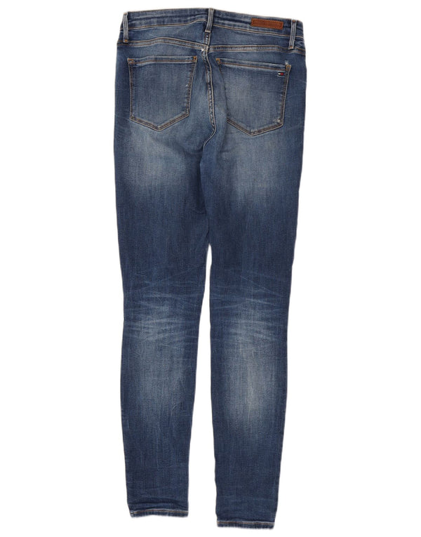 Tommy Hilfiger Dame Como Skinny Jeans W27 L28 Blå Bomuld
