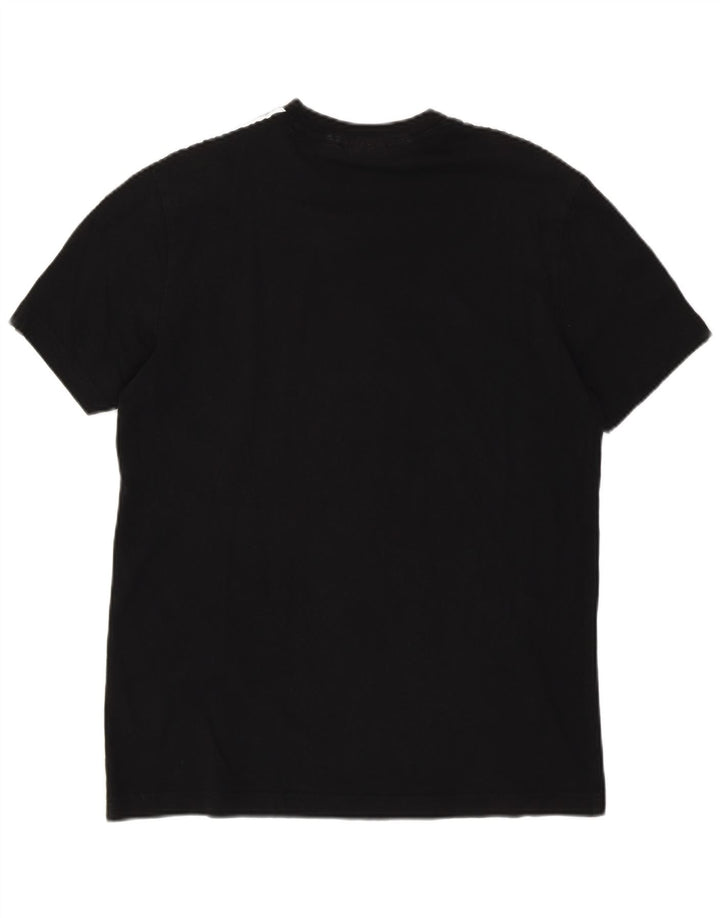 Champion Herre Grafisk T-Shirt Top Lille Sort