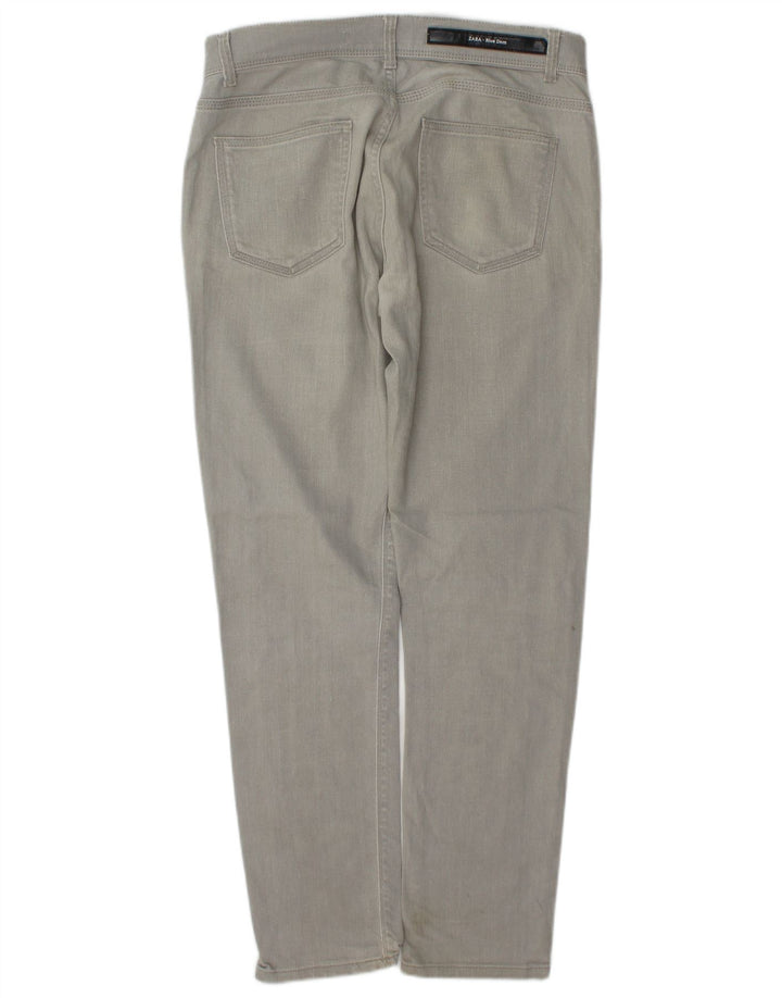 Zara Herre Slim Jeans EU 40 Medium W31 L30 Grå Bomuld