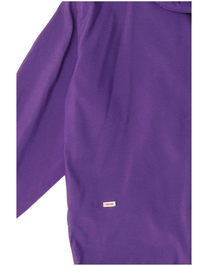 GEO SPIRIT Herre Loose Fit Hooded Utility Jacket IT 48 Medium Purple