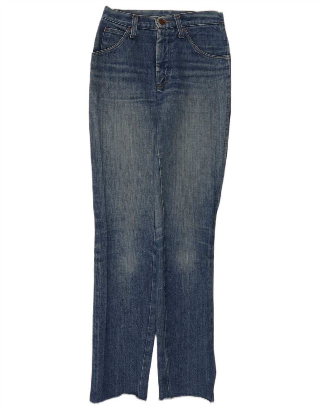 Wrangler Dame Slim Jeans W27 L34 Blå Bomuld