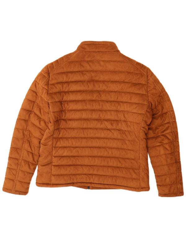Zara Polstret Herrejakke UK 42 XL Brun Polyester