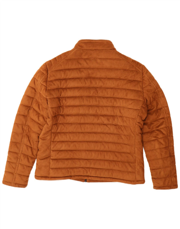 Zara Polstret Herrejakke UK 42 XL Brun Polyester