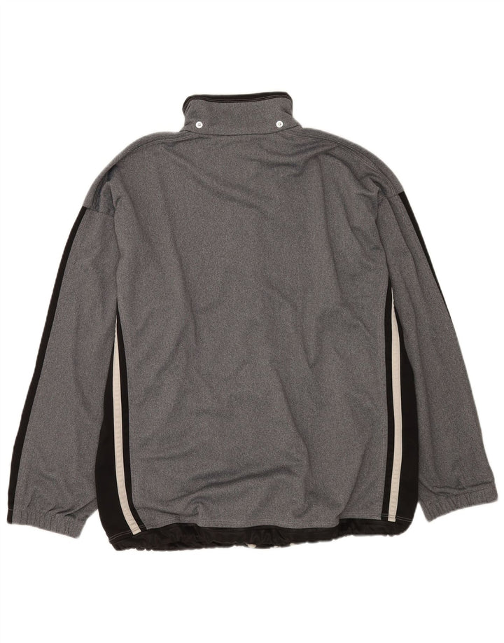 Diadora Womens Oversized træningsdragt Topjakke UK 18 XL Grå Colourblock