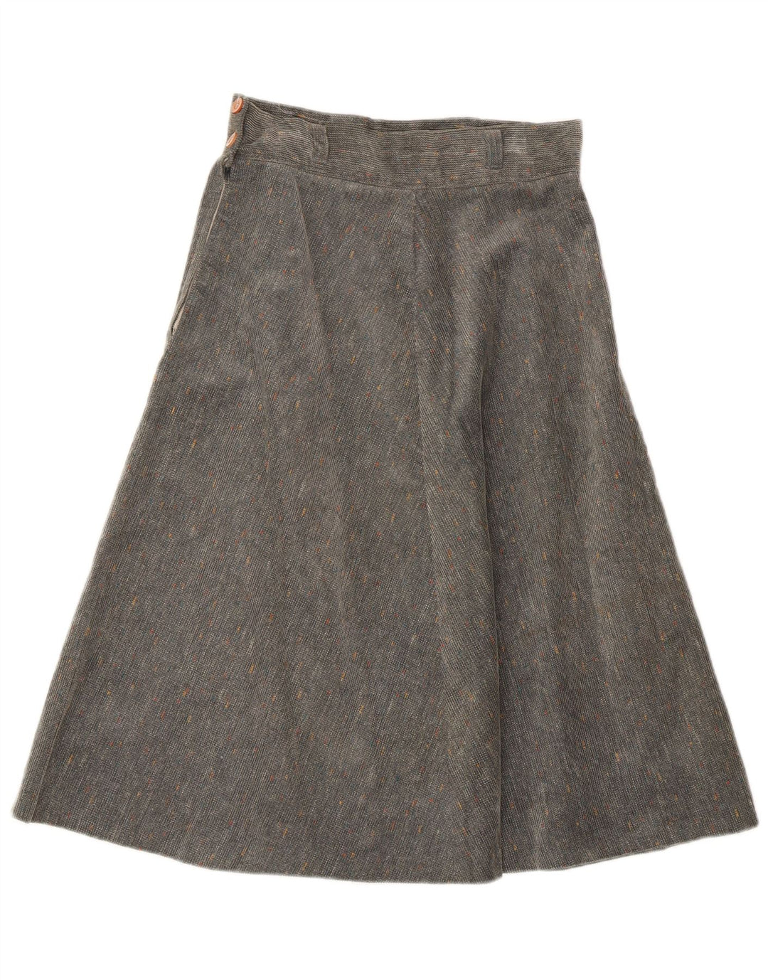 BRUGI A-line nederdel til kvinder W28 Medium Grey Flecked Bomuld