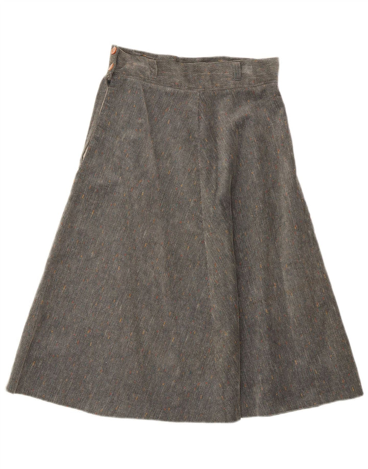 BRUGI A-line nederdel til kvinder W28 Medium Grey Flecked Bomuld
