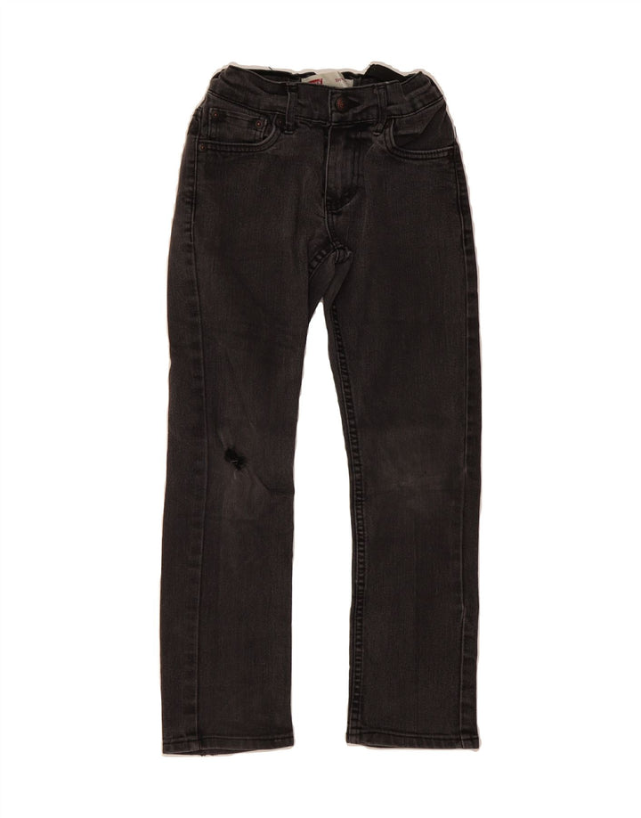LEVI'S Boys 511 Slim Jeans 7-8 Years W24 L23 Grey Vintage Levi's and Second-Hand Levi's from Messina Hembry 