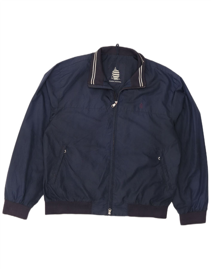 Marina Yachting Herre Bomber Jacket IT 56 3XL Navy Blue Polyester
