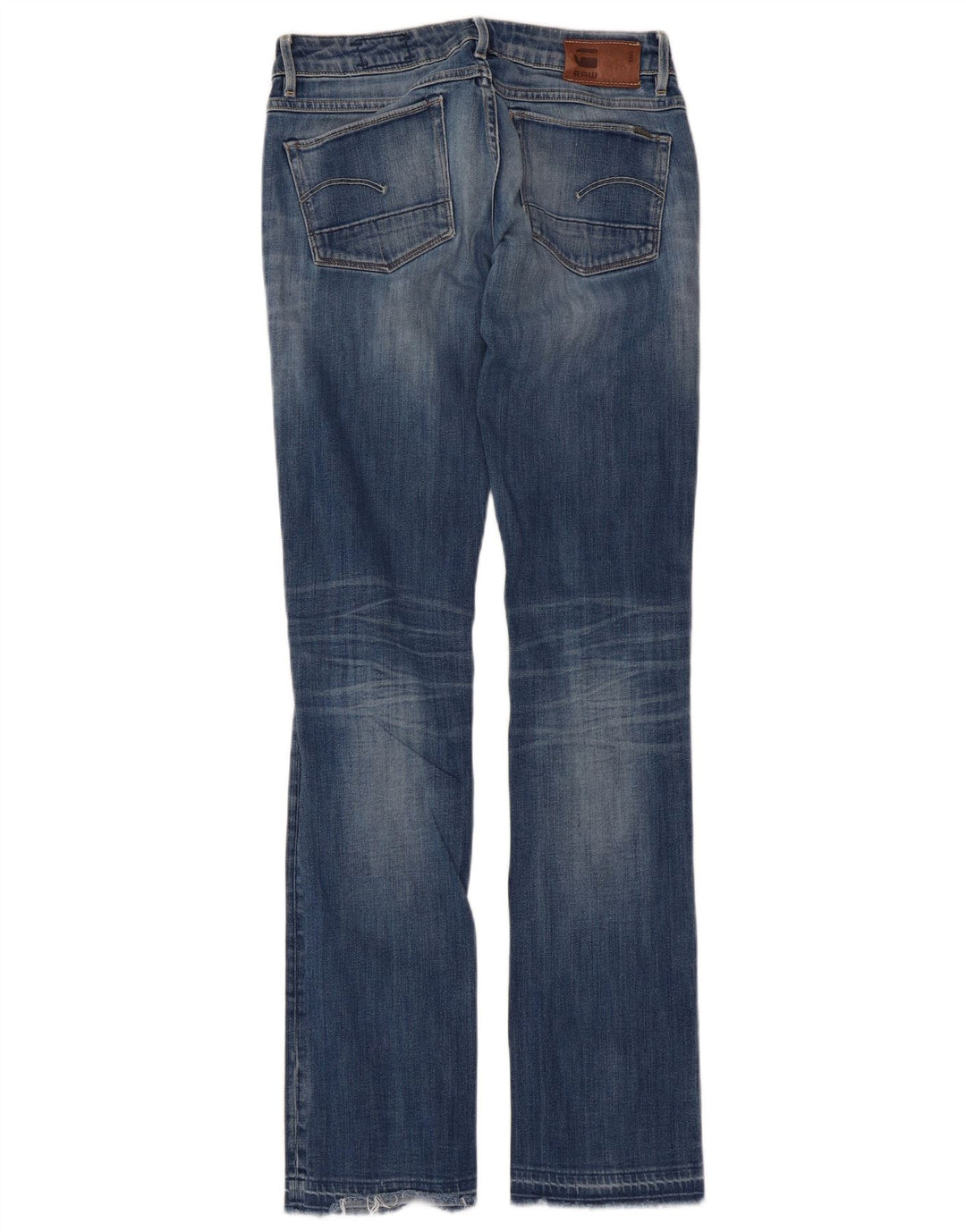 G-Star Dame 3301 Slim Bootcut Jeans W28 L33 Blå