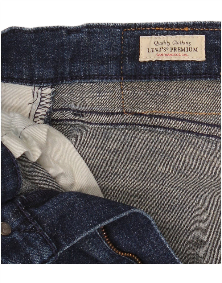 Levi's Herre 502 Tapered Cropped Jeans W30 L25 Blå