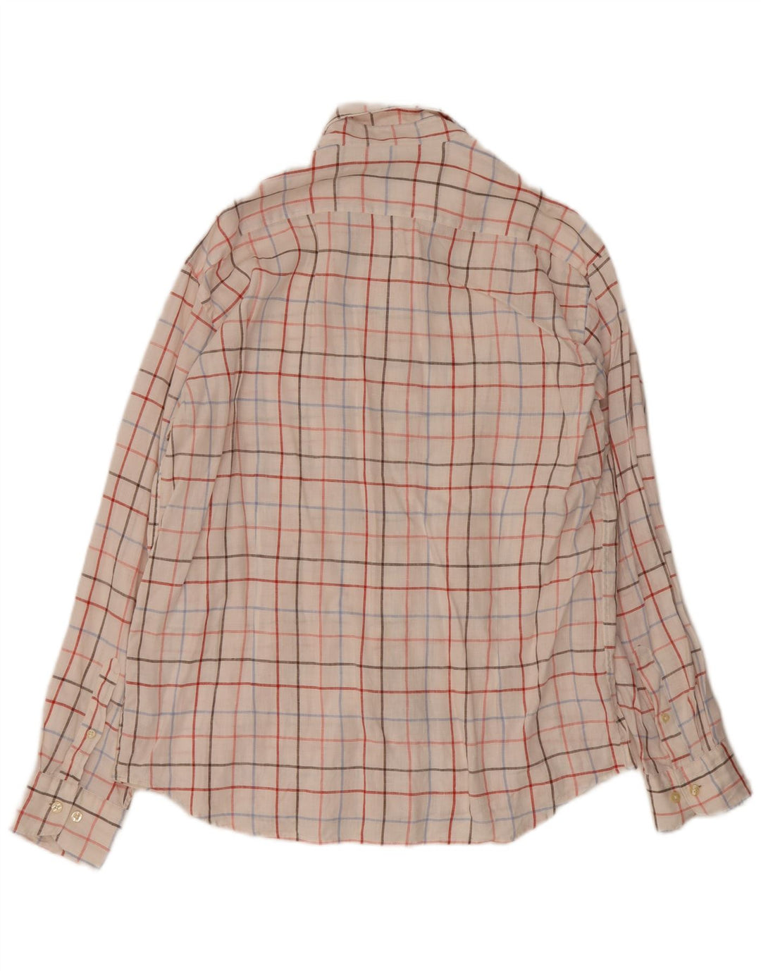 Gant herre Slim Fit skjorte XL hvid ternet linned