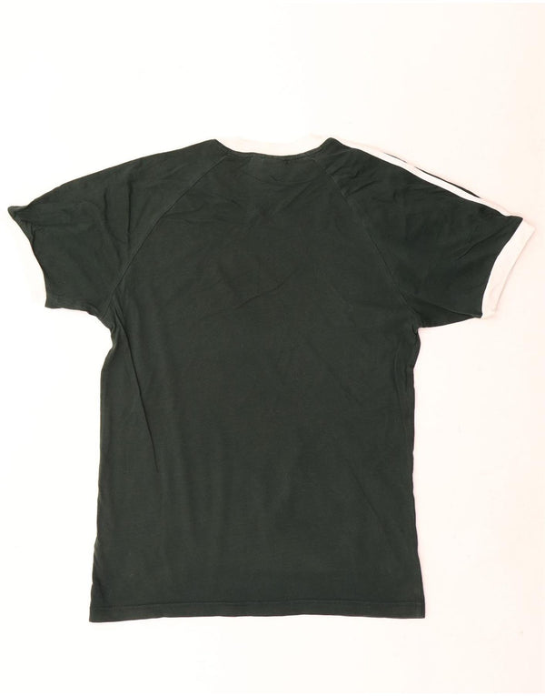 Adidas grafisk T-shirt top mellem grøn bomuld til mænd