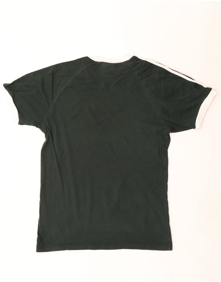 Adidas grafisk T-shirt top mellem grøn bomuld til mænd