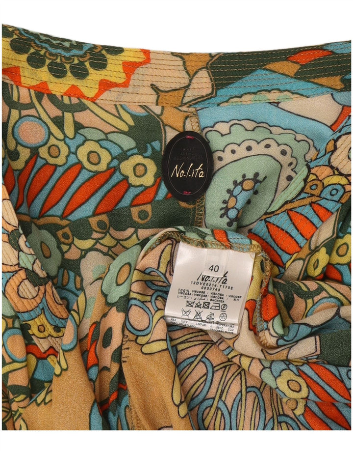 Nolita Dame Abstrakt Mønster Empire Kjole IT 40 Lille Flerfarvet