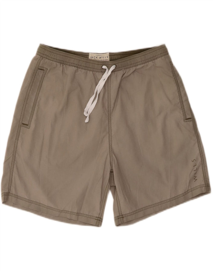 Jack Wills Badeshorts til mænd XS Khaki Polyamid