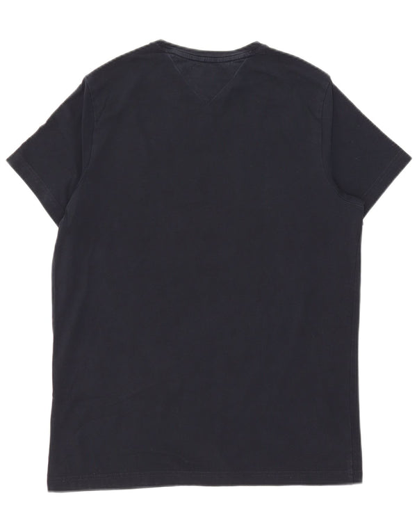 Tommy Hilfiger Herre Slim Fit T-Shirt Top Large Navy Blue