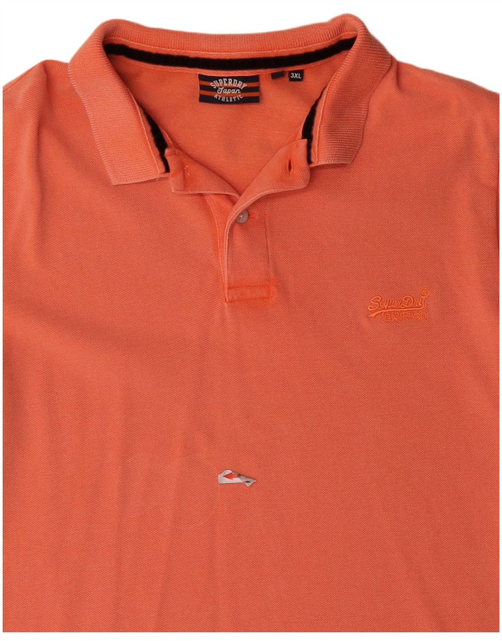 Superdry herre poloshirt 3XL orange bomuld
