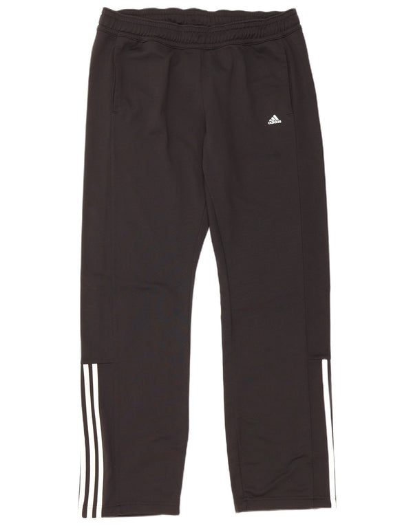 ADIDAS træningsdragtsbukser til kvinder UK 12/14 Medium Black Polyester
