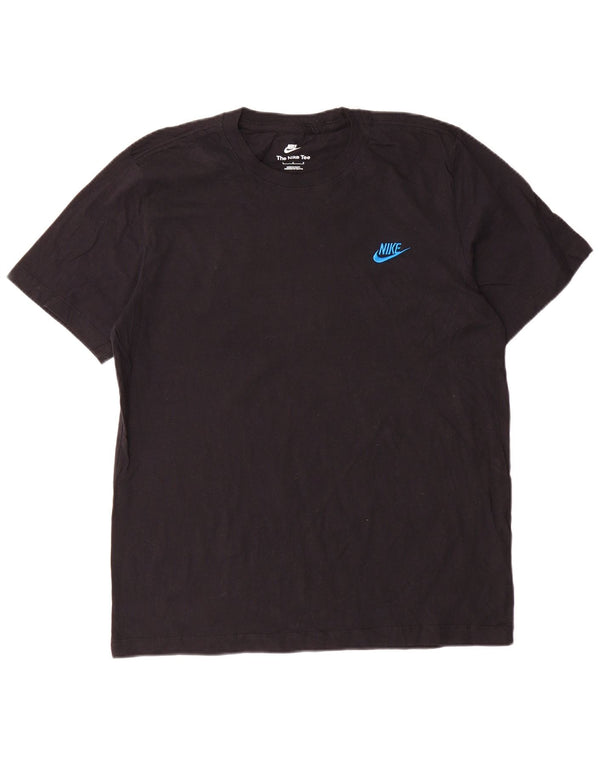 Nike T-shirt top til mænd, stor sort bomuld