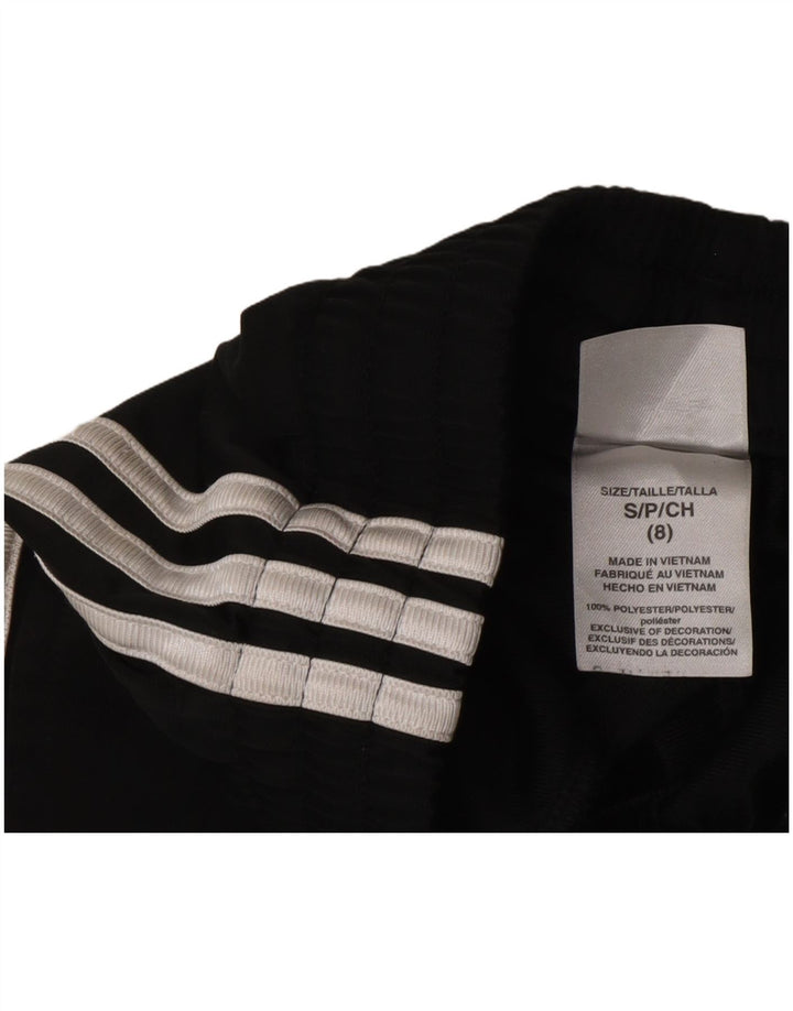 Adidas Drenge Træningsdragt Bukser Joggers 7-8 År Lille Sort Polyester