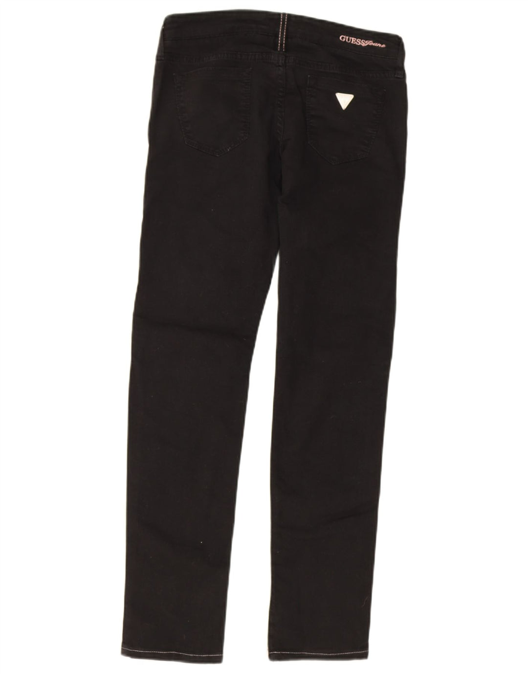 GUESS Slim Jeans til kvinder W26 L28 Sort bomuld