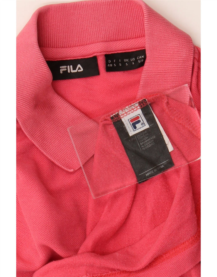 FILA Poloskjorte til mænd Lille Pink Bomuld