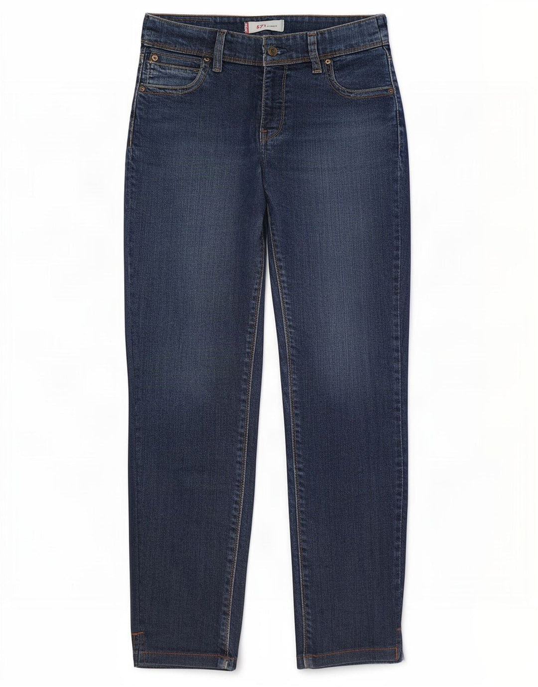 Levi's Dame 571 Slim Jeans W32 L28 Blå Bomuld