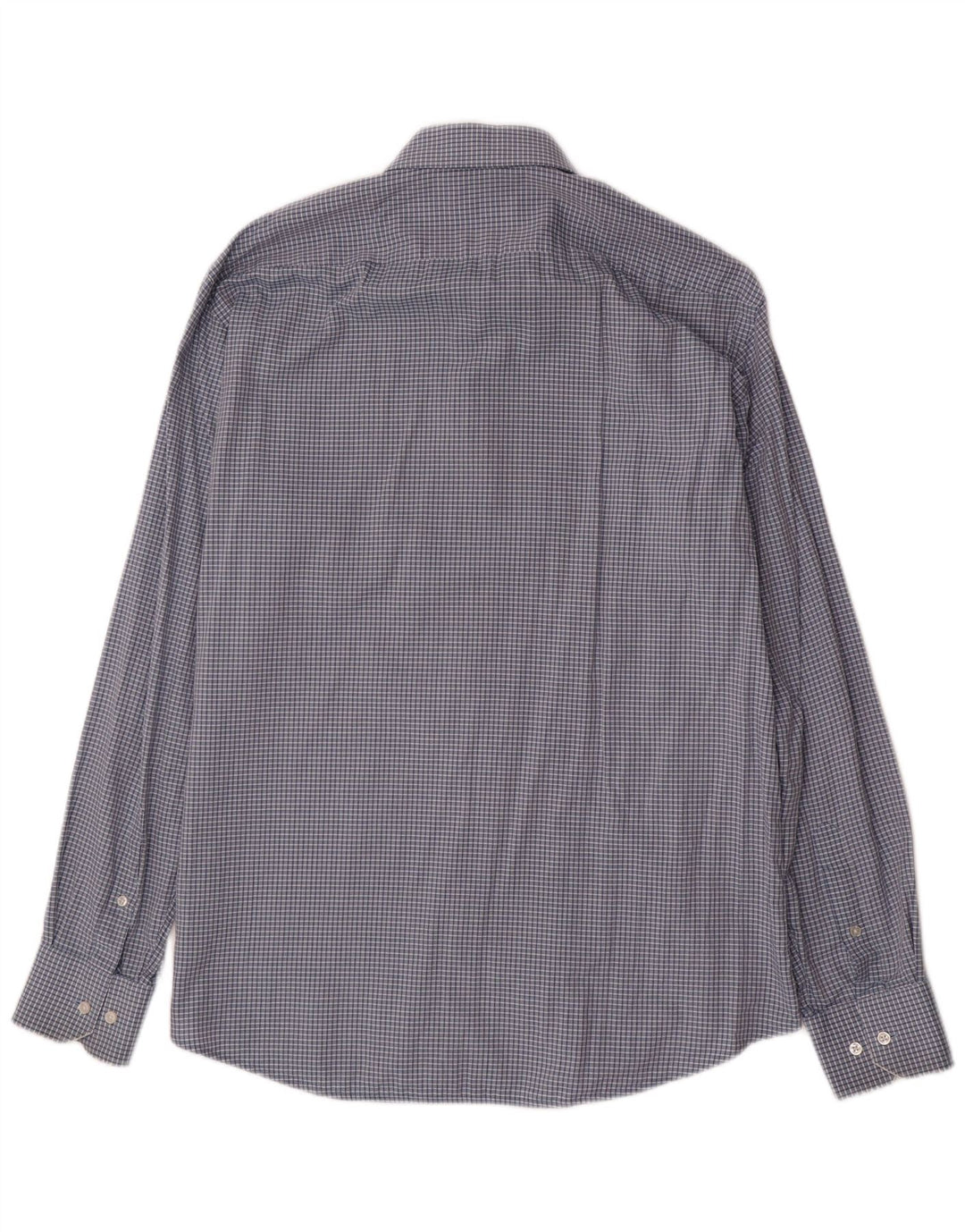 HUGO BOSS Herre Regular Fit skjorte str. 42 16 1/2 Large Blue Gingham