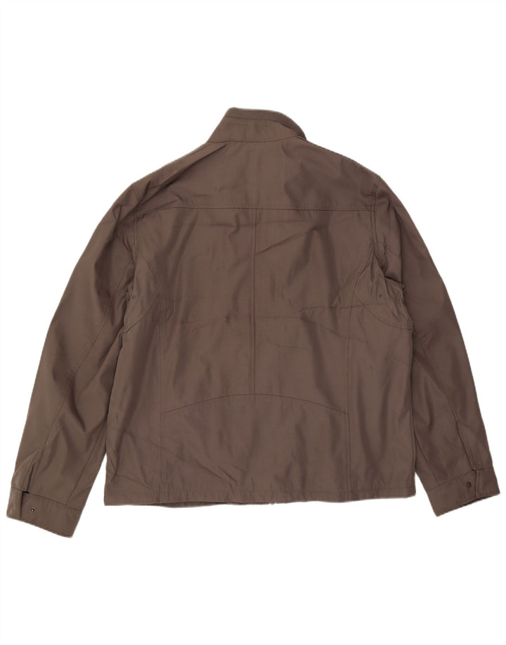 CALVIN KLEIN Bomberjakke til mænd UK 42 XL Grå polyester