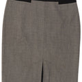 Marks & Spencer Pencil Nederdel til kvinder UK 14 Large W34 Black Check Polyester