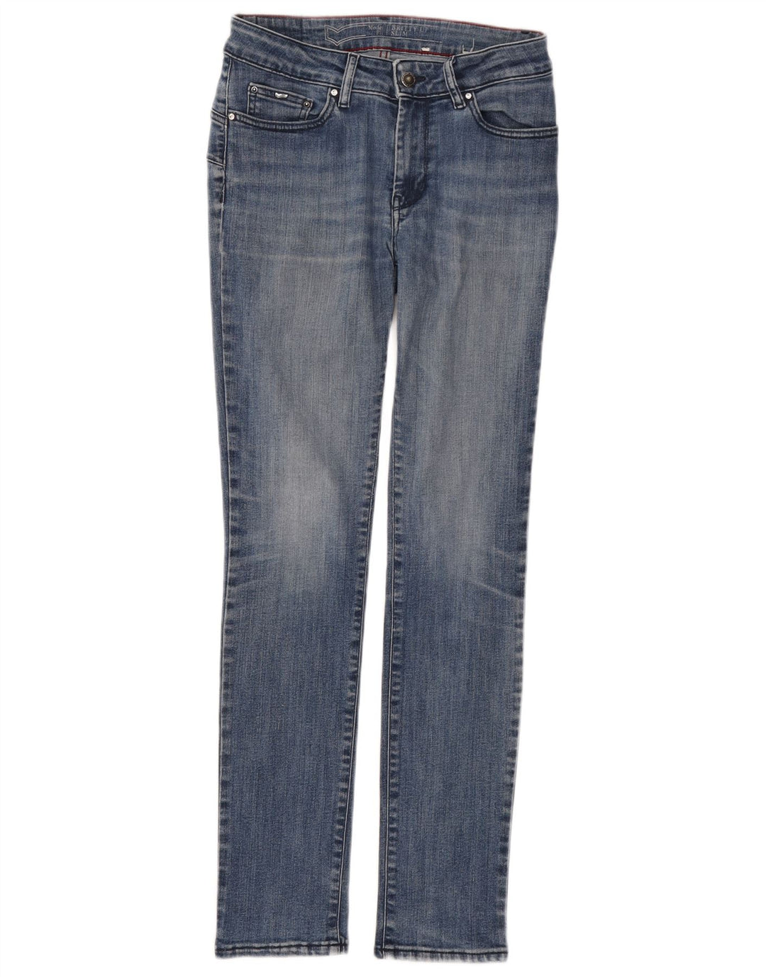 Gas Dame Slim Jeans W26 L30 Blå Bomuld