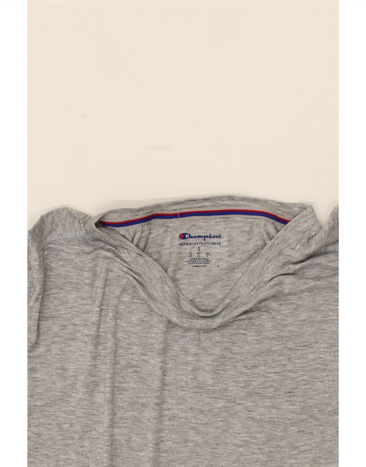 CHAMPION Mens T-Shirt Top Small Grey Colourblock Polyester Vintage Champion and Second-Hand Champion from Messina Hembry 