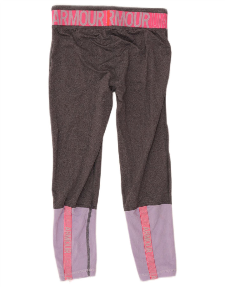 Under Armour piger grafiske leggings 9-10 år medium grå farveblok