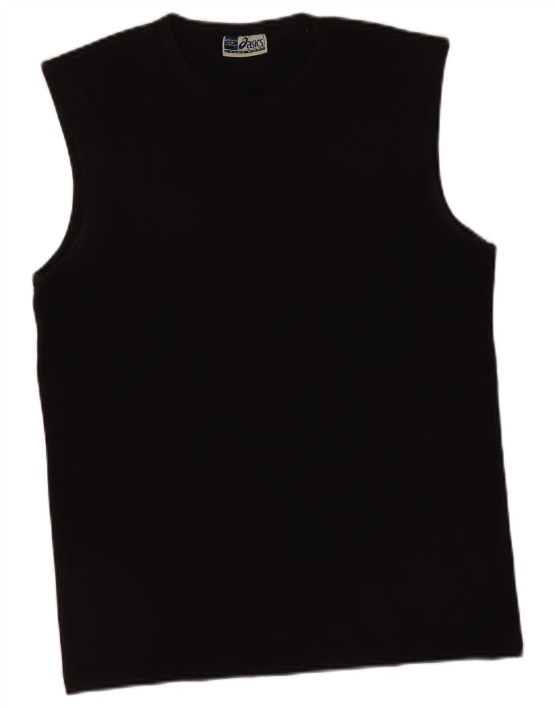 Asics Herrevest Top Stor Sort Bomuld