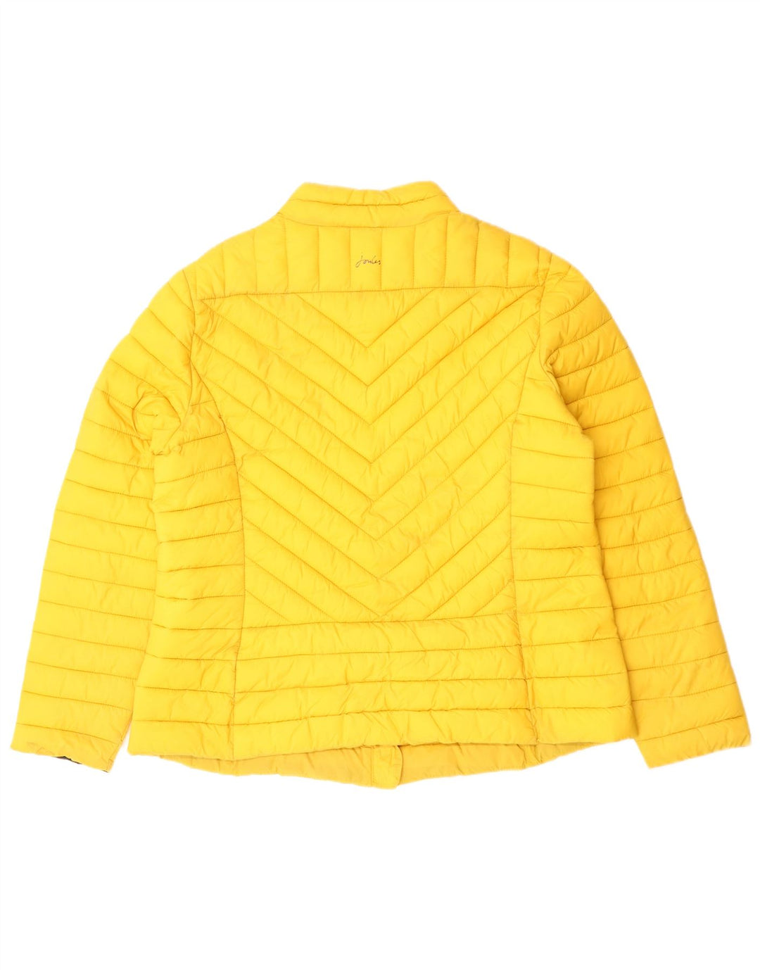 JOULES Polstret jakke til kvinder UK 18 XL Gul polyamid