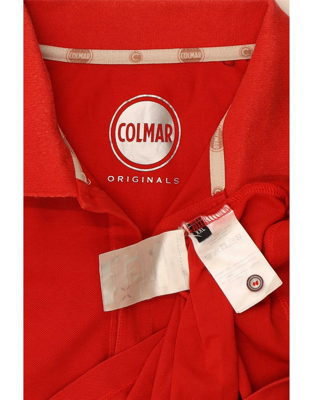 Colmar herre poloskjorte 2XL rød bomuld