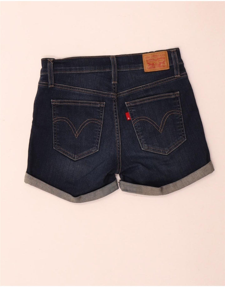 Levi's denimshorts til kvinder W25 XS Marineblå bomuld