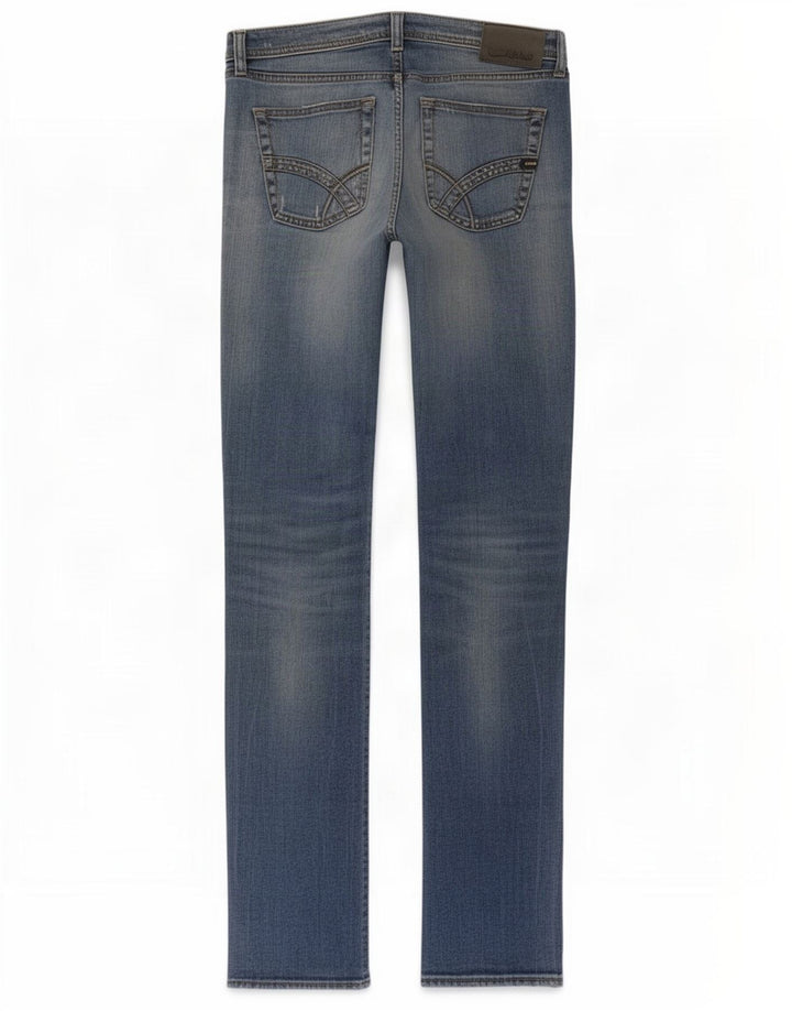 Gas Dame Slim Jeans W32 L34 Blå Bomuld