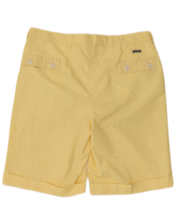 Ellesse Herre Pegged Chino Shorts W34 Large Yellow