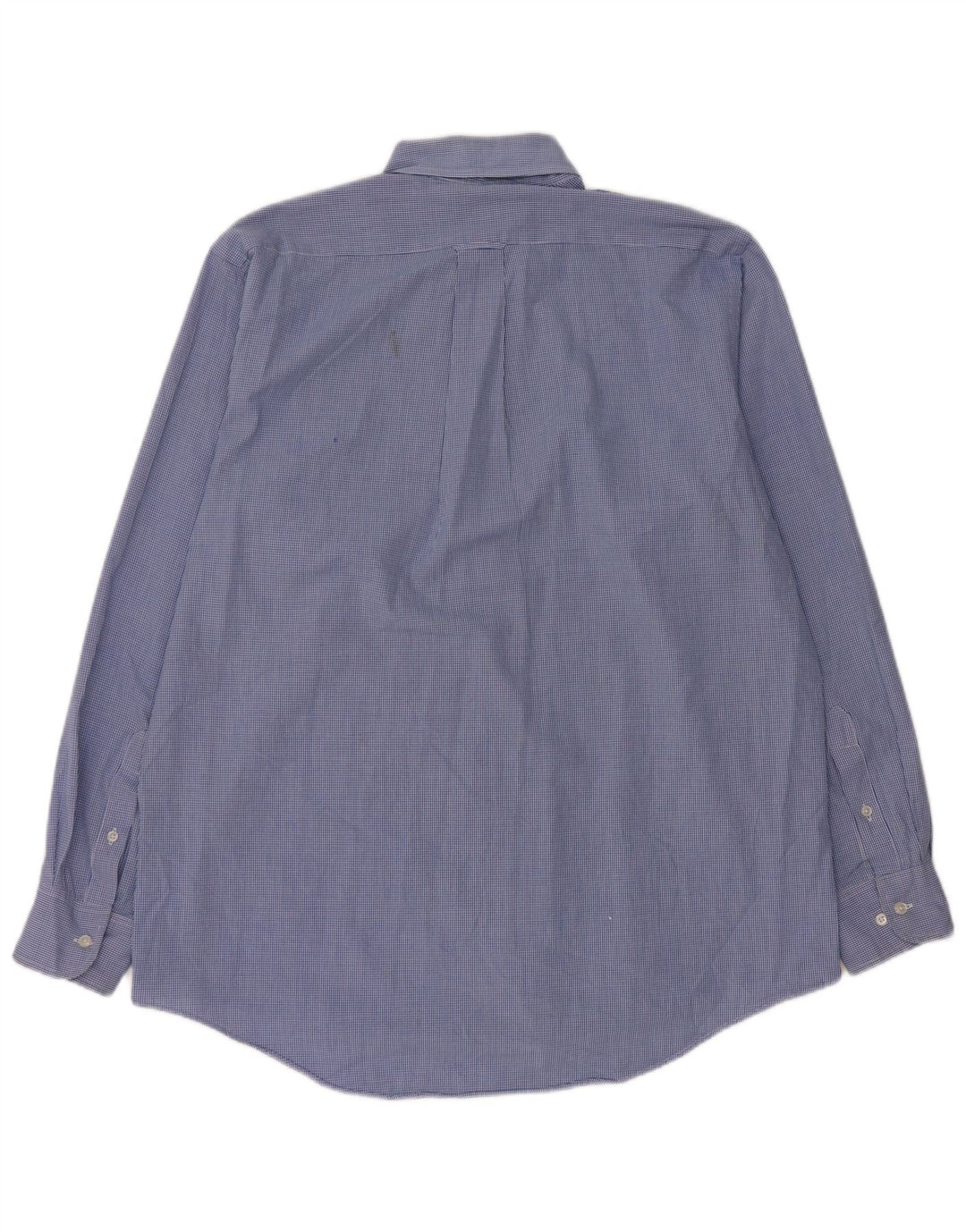 Izod Herreskjorte Stor Blå Gingham Bomuld