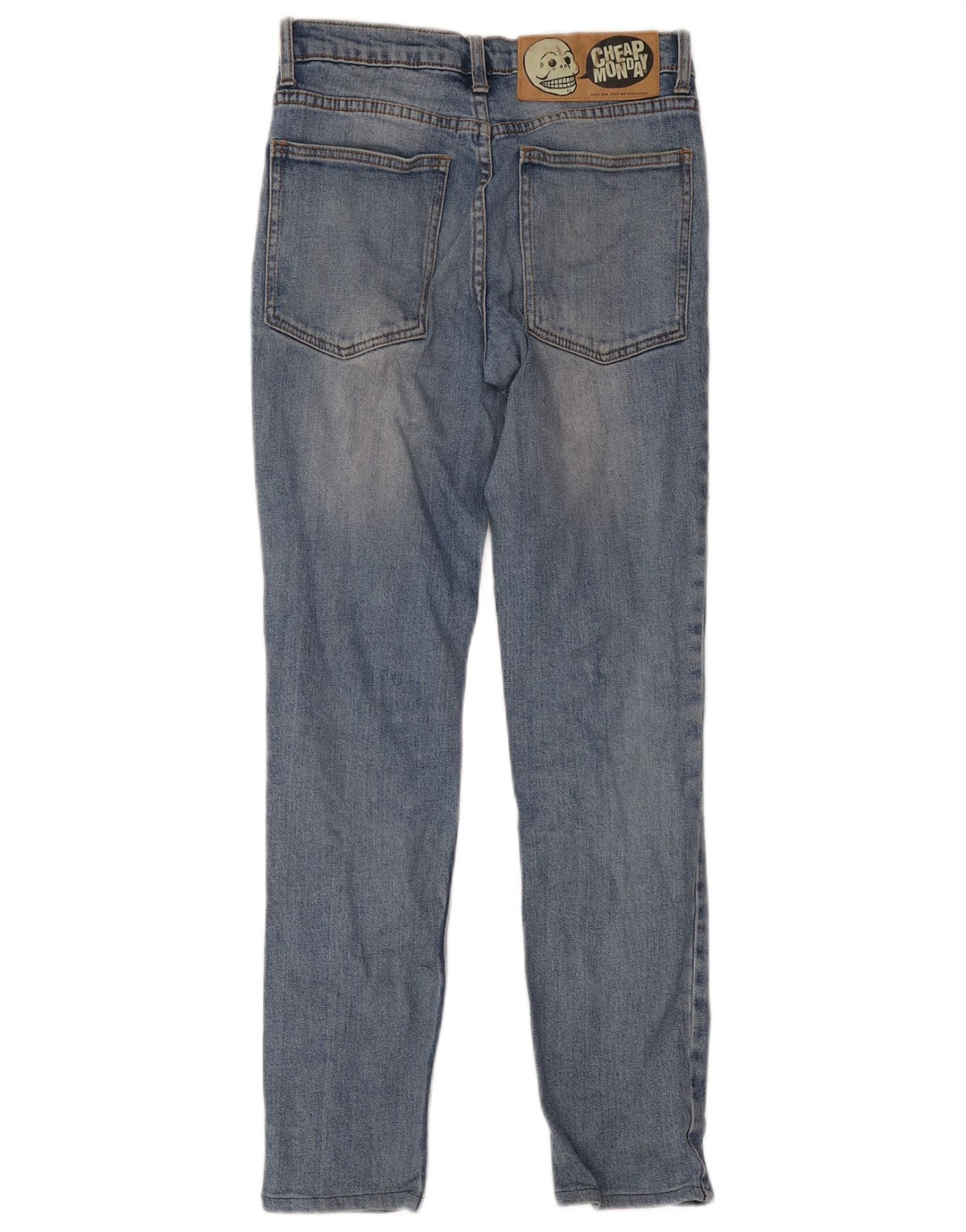 Billig Mandag Herre Slim Jeans W31 L34 Blå Bomuld