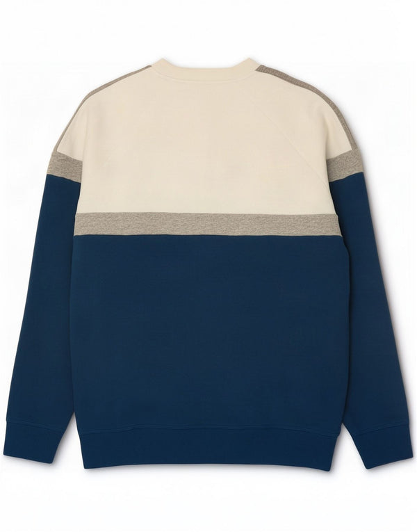 Adidas Sweatshirt Jumper til mænd Medium Blue Colourblock Bomuld