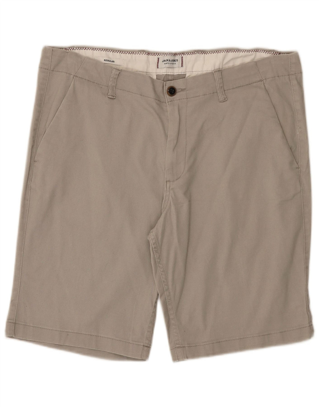 Jack & Jones Herre Regular Chino Shorts XL W38 Grå Bomuld
