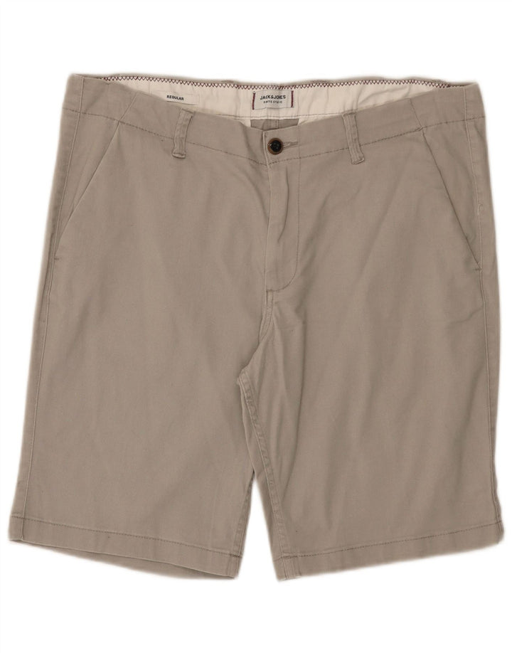 Jack & Jones Herre Regular Chino Shorts XL W38 Grå Bomuld