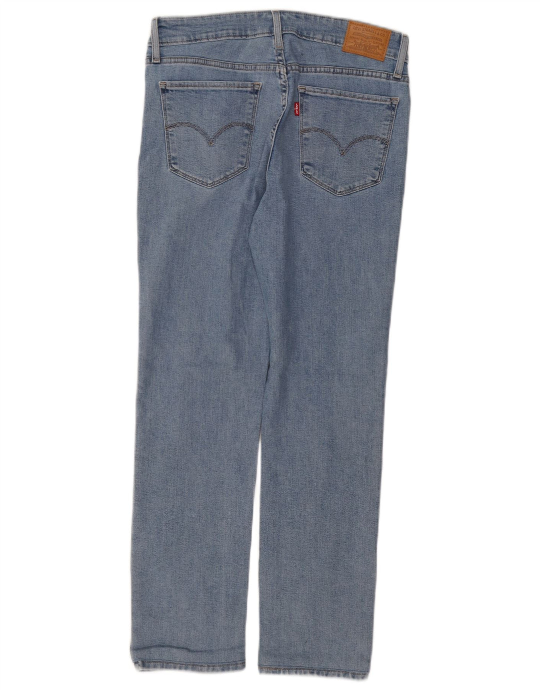 LEVI'S Dame 712 Slim Jeans W29 L27 Blå Bomuld