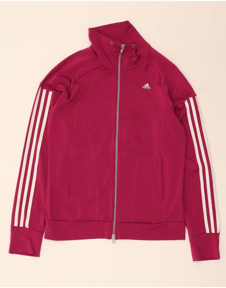 Adidas Dame Climacool Træningsdragt Topjakke UK 12 Medium Pink Polyester