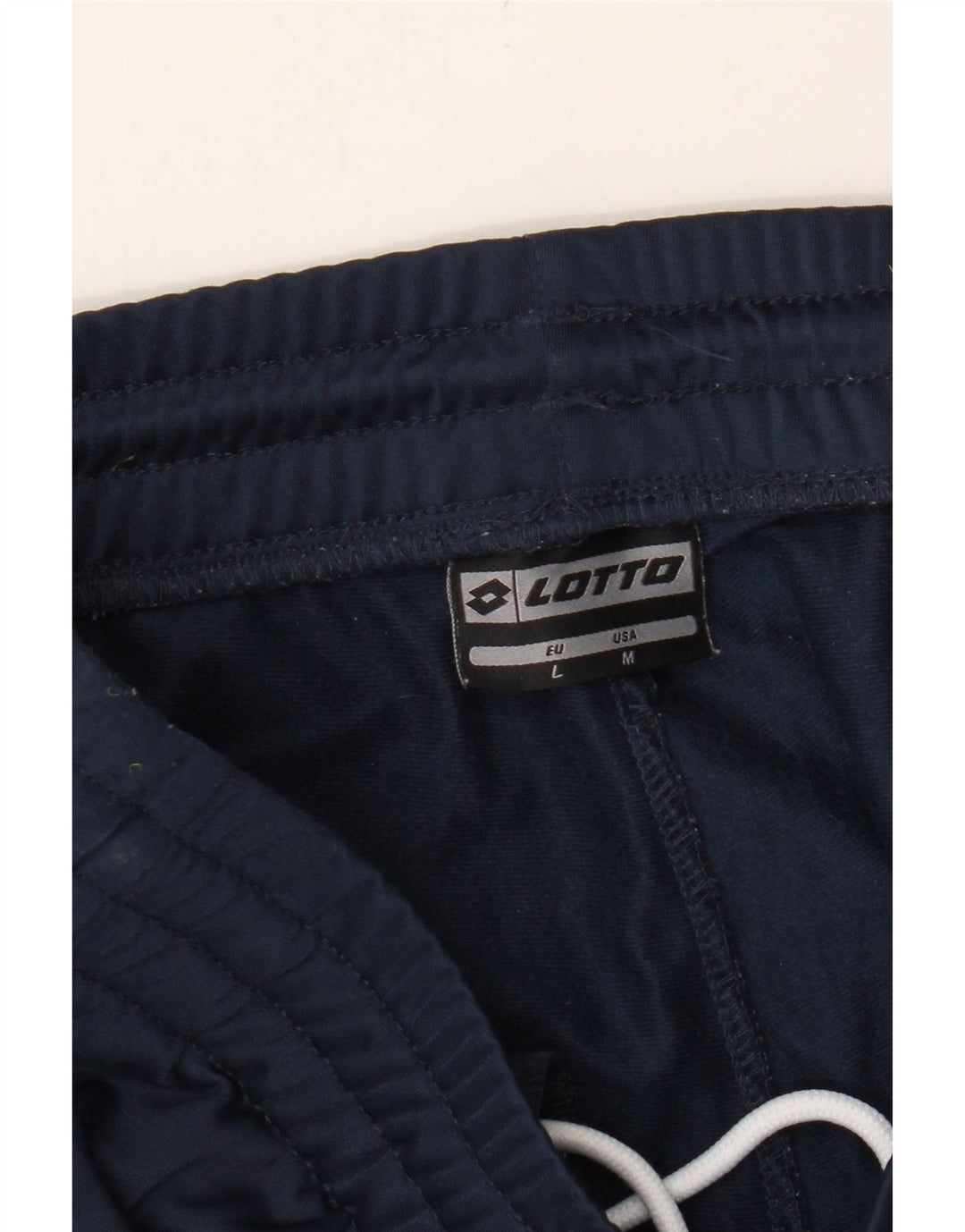 LOTTO Mens Tracksuit Trousers Medium  Navy Blue Vintage Lotto and Second-Hand Lotto from Messina Hembry 