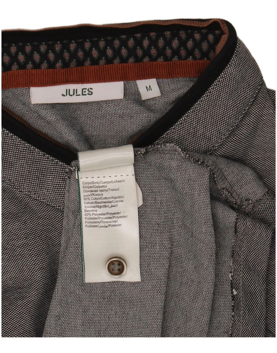Jules herre poloshirt mellemgrå bomuld
