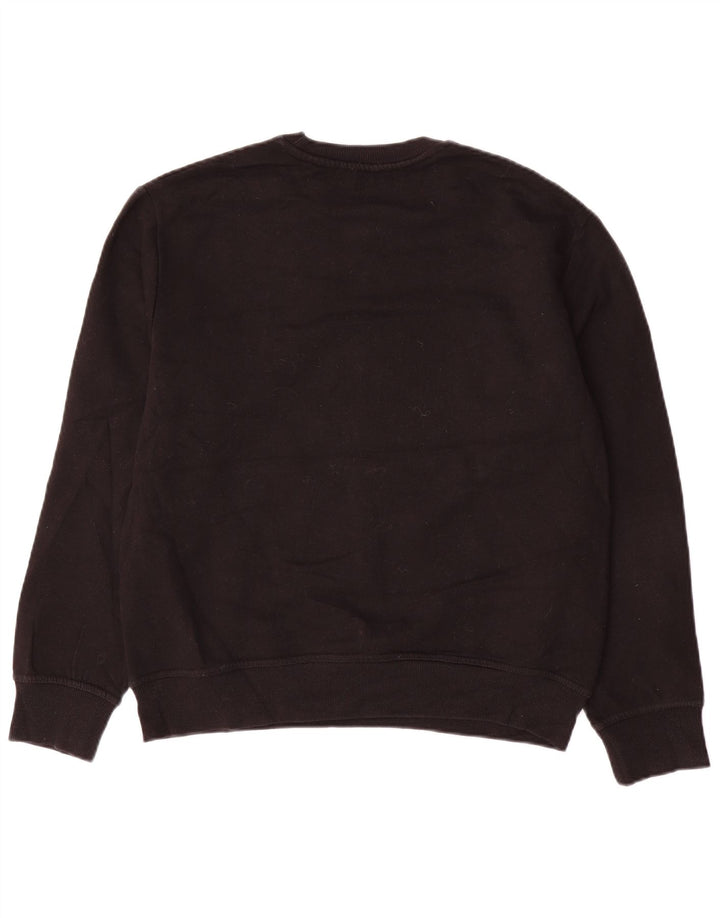 Zara Sweatshirt Jumper UK 14 Medium Sort Bomuld